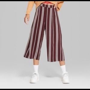 Wild Fable Striped cropped pants